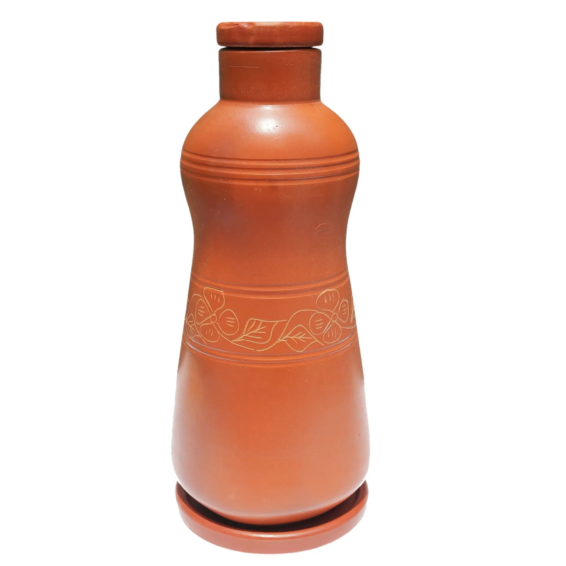 Natural Earthen Water Bottle – Traditional Clay Bottle for Cool & Fresh Drinking Water