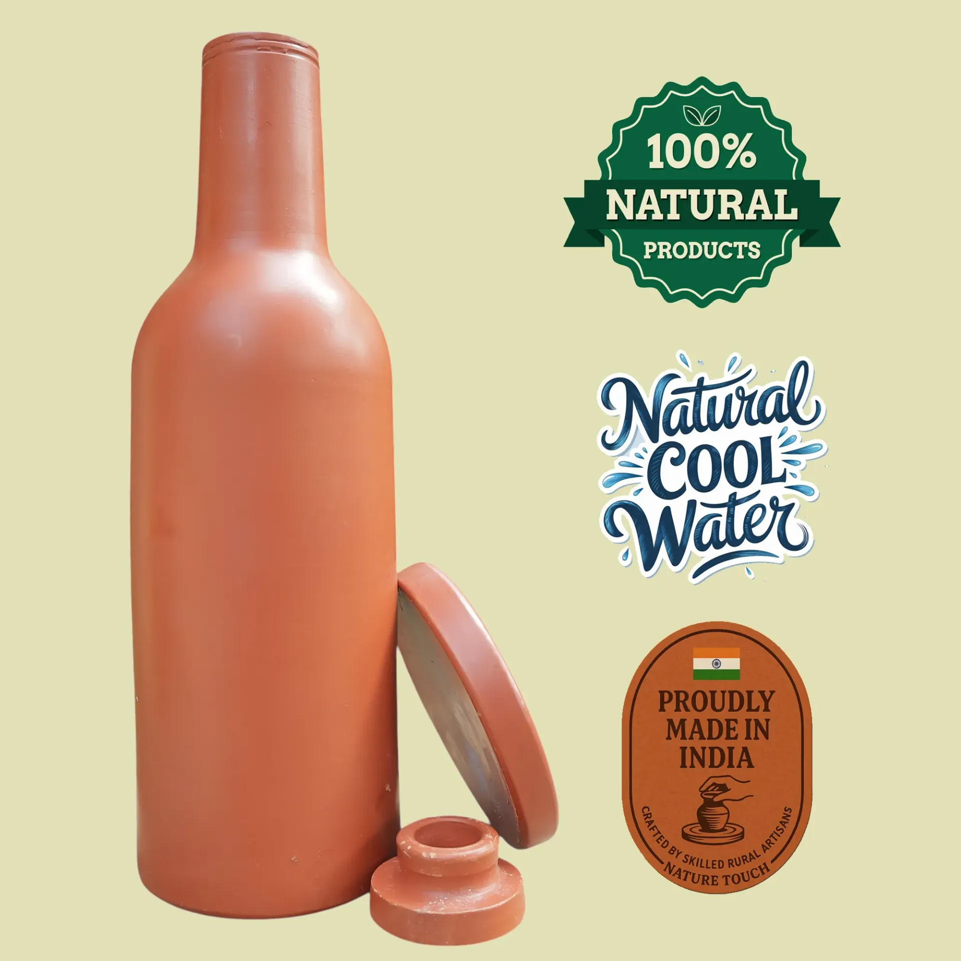 EARTHEN WATER BOTTLE