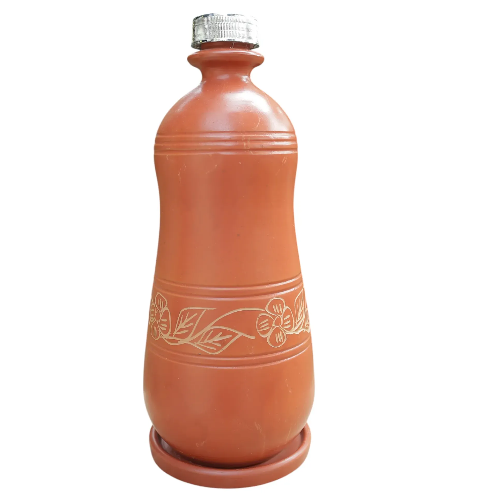 Terracotta Water Bottle ( 1 PC )
