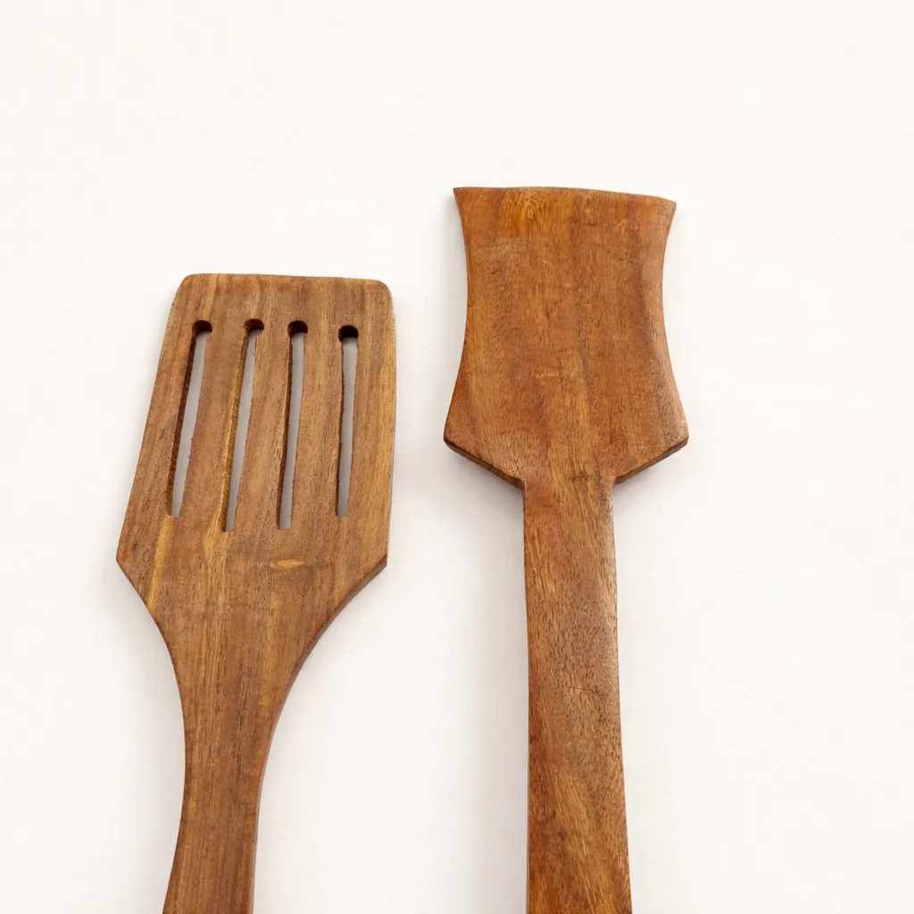 Handmade Wooden Spatula Set