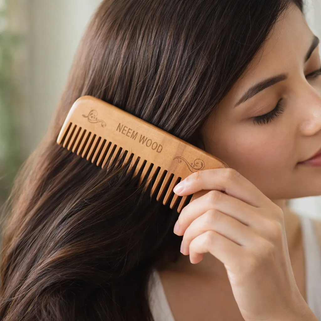 Premium Neem Wood Hair Comb
