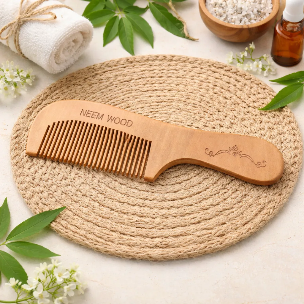 Premium Neem Wood Hair Comb
