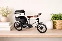 Vintage Metal Tricycle Rickshaw Showpiece for Home Decor