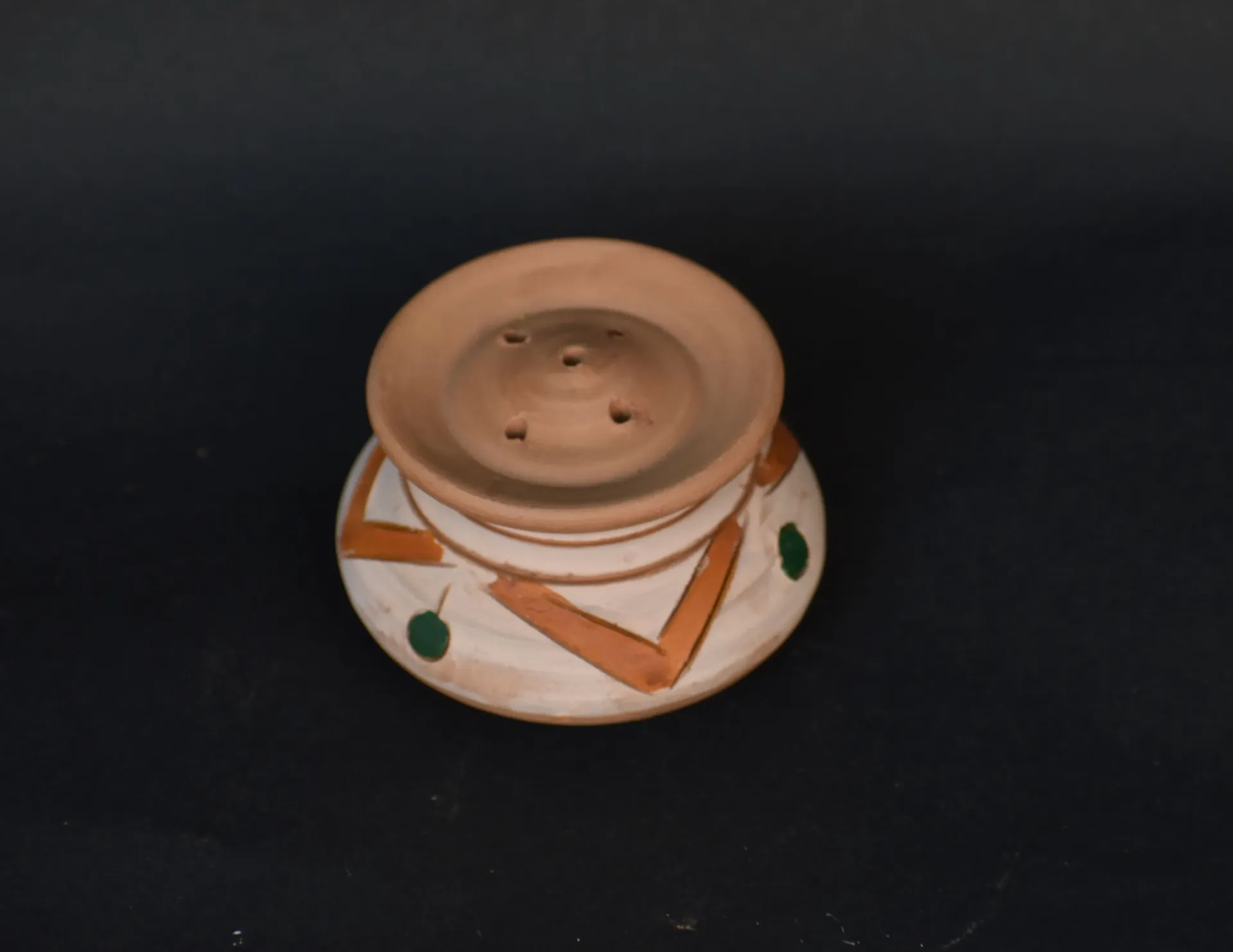 Handmade Terracotta Incense Stick Holder | Earthen Dhoop Stand |