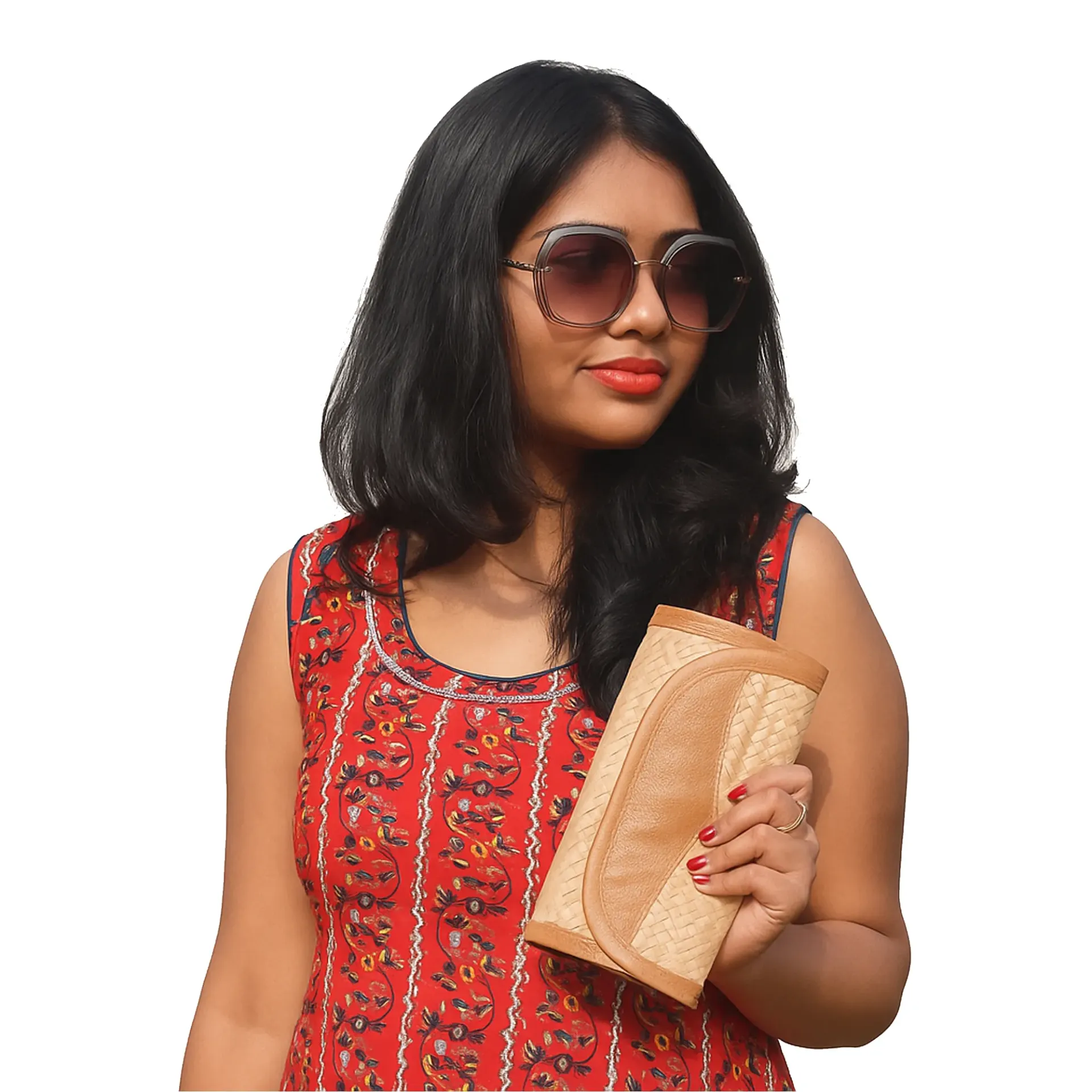 Handmade Eco-Friendly Ladies Clutch Bag made by Cane.