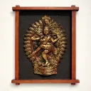 Handcrafted Terracotta Nataraj Wall Art Frame