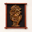 Handcrafted Terracotta Ganesha Wall Art Frame